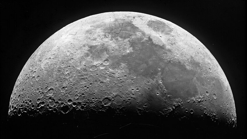 Historical image of the moon